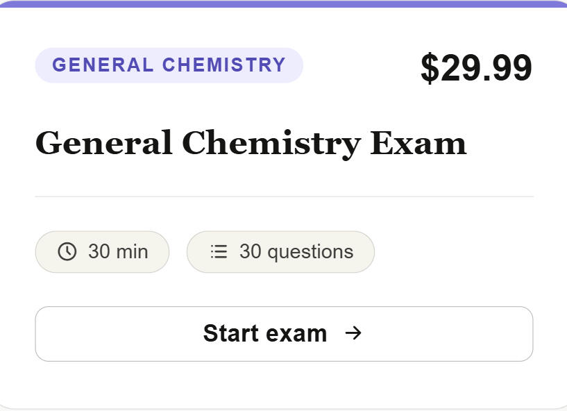 General Chemistry General Chemistry